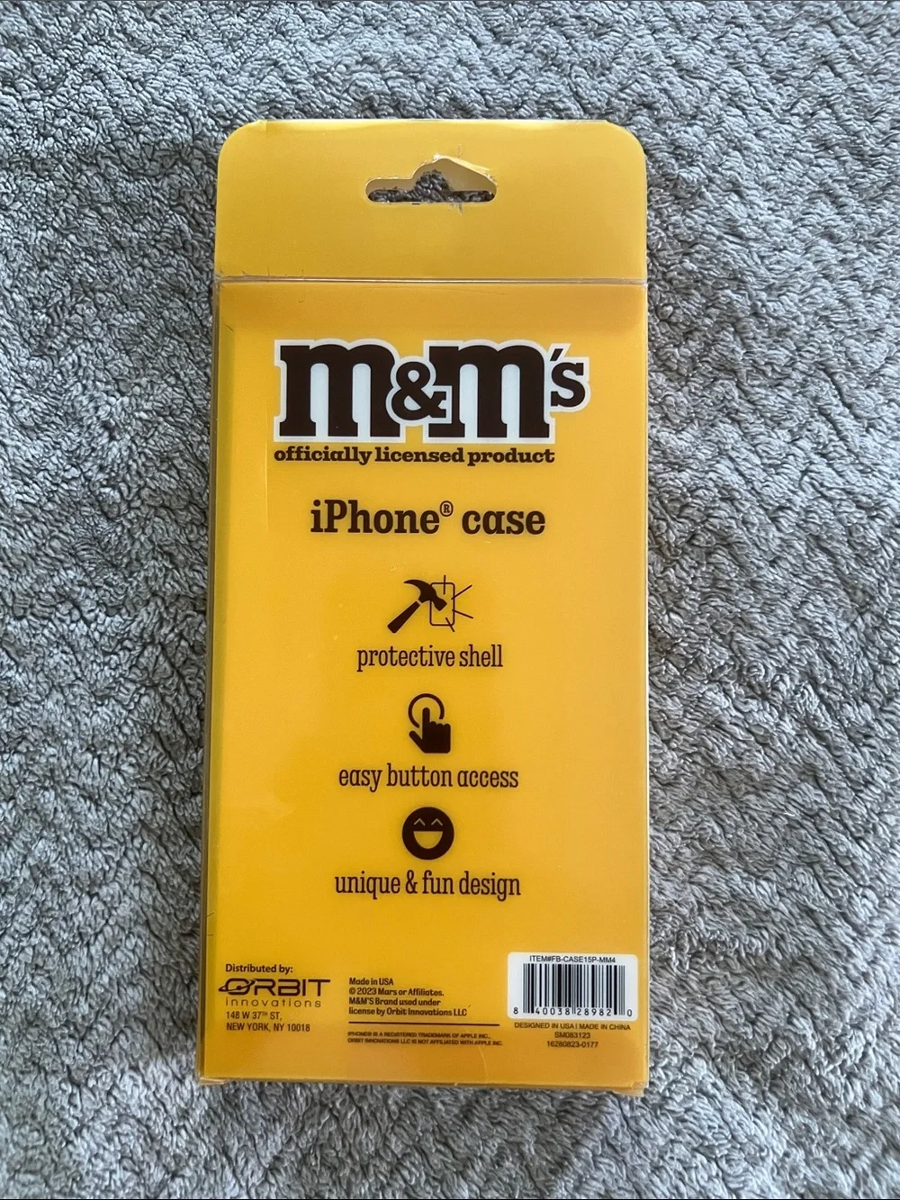 New M&M'S Candy Dot Clear iPhone Plastic Case 12/13/14 Pro Max